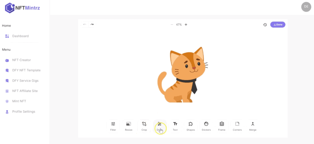 NFT Mintrz Review - Legit or Overhyped? nft creator dashoard