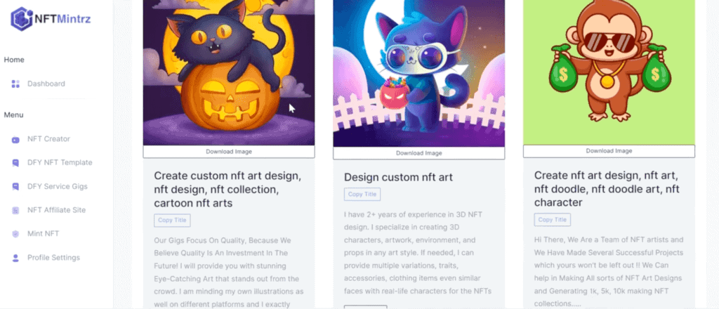 NFT Mintrz Review - Legit or Overhyped? nft mintrz done for you template