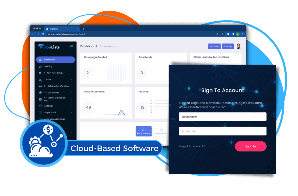 turbolists members area