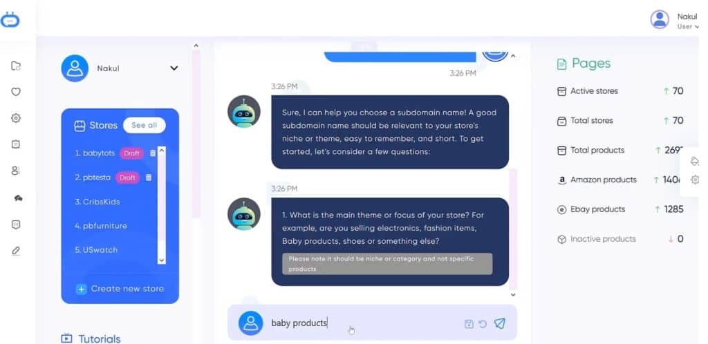 chatstores ai members area