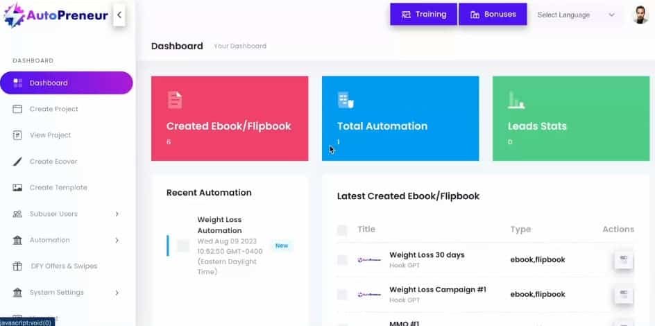 AutoPreneur AI Review - Create Lockable FlipBooks In Seconds autopreneur ai features