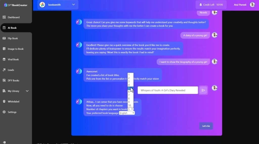 AiGPTBookCreator ebook creation