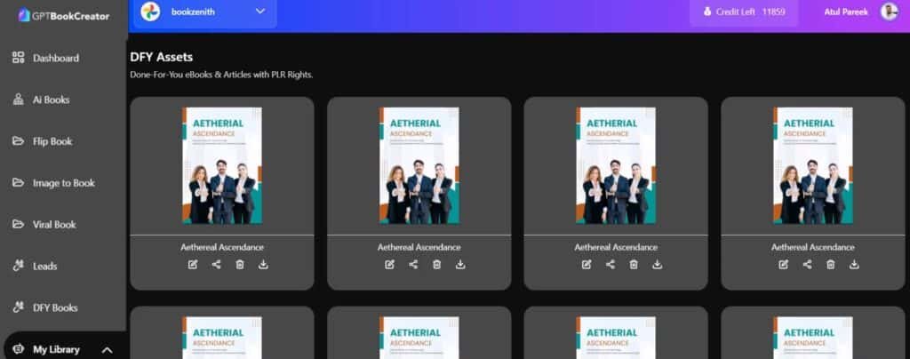 AiGPTBookCreator members area
