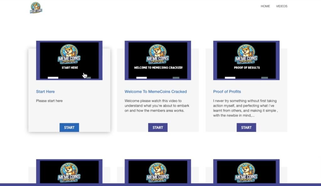 MemeCoins Cracked Review - Profit from Meme Coin Trading Daily MemeCoins Cracked members area