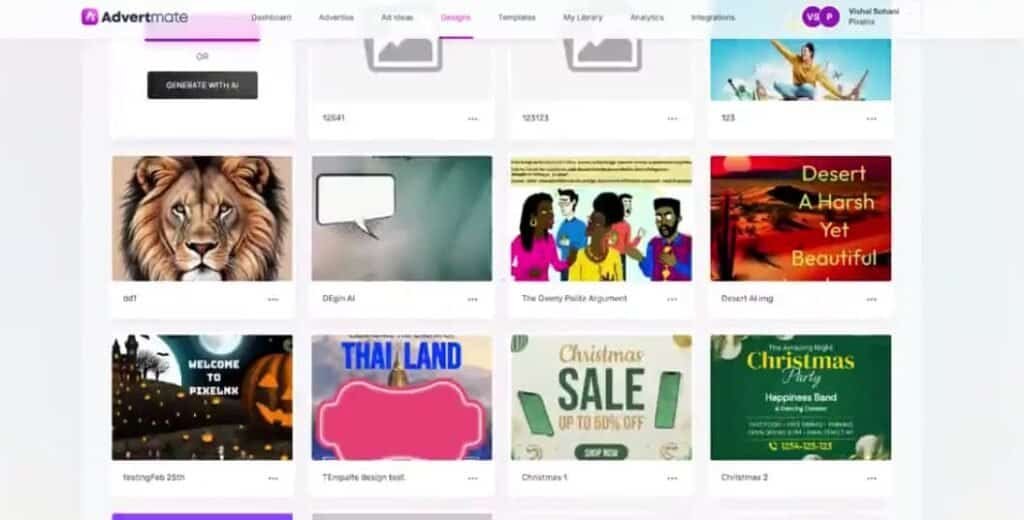 advertmate members area